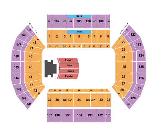Lavell Edwards Stadium Journey Seating Chart